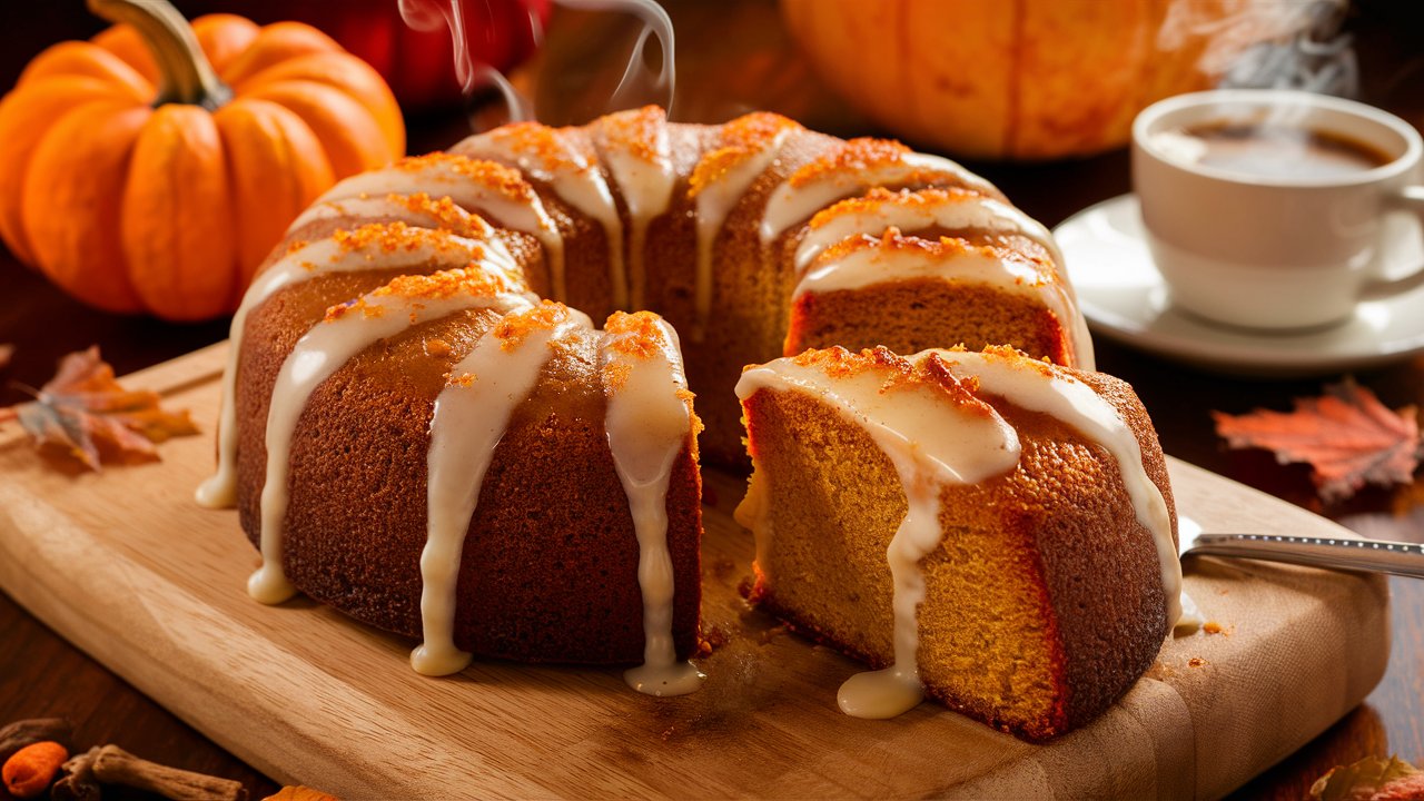 Cream Pumpkin Coffee Cake