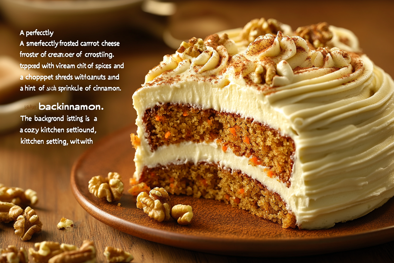 What kind of icing traditionally goes on carrot cake?