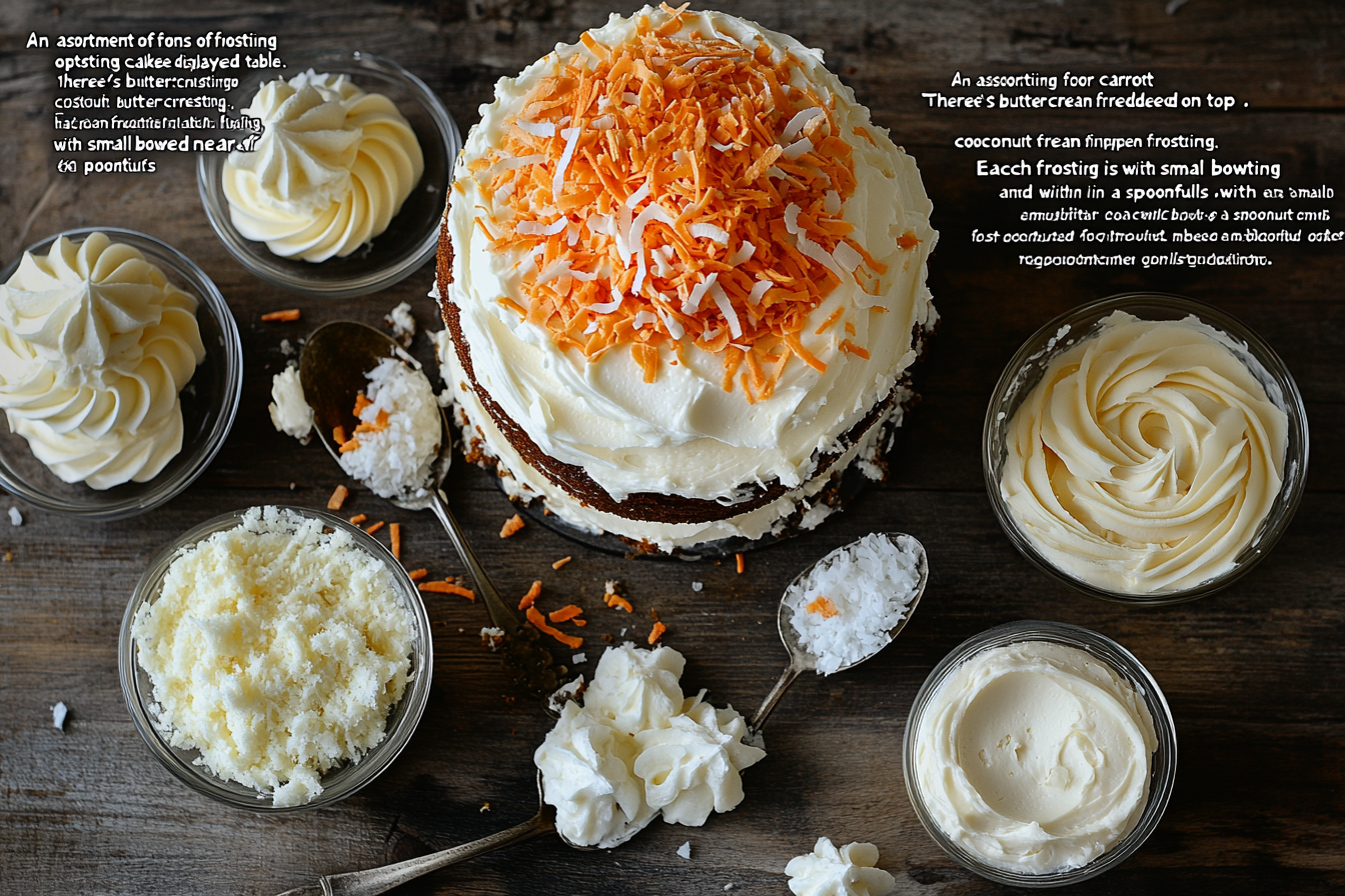 What kind of icing traditionally goes on carrot cake?